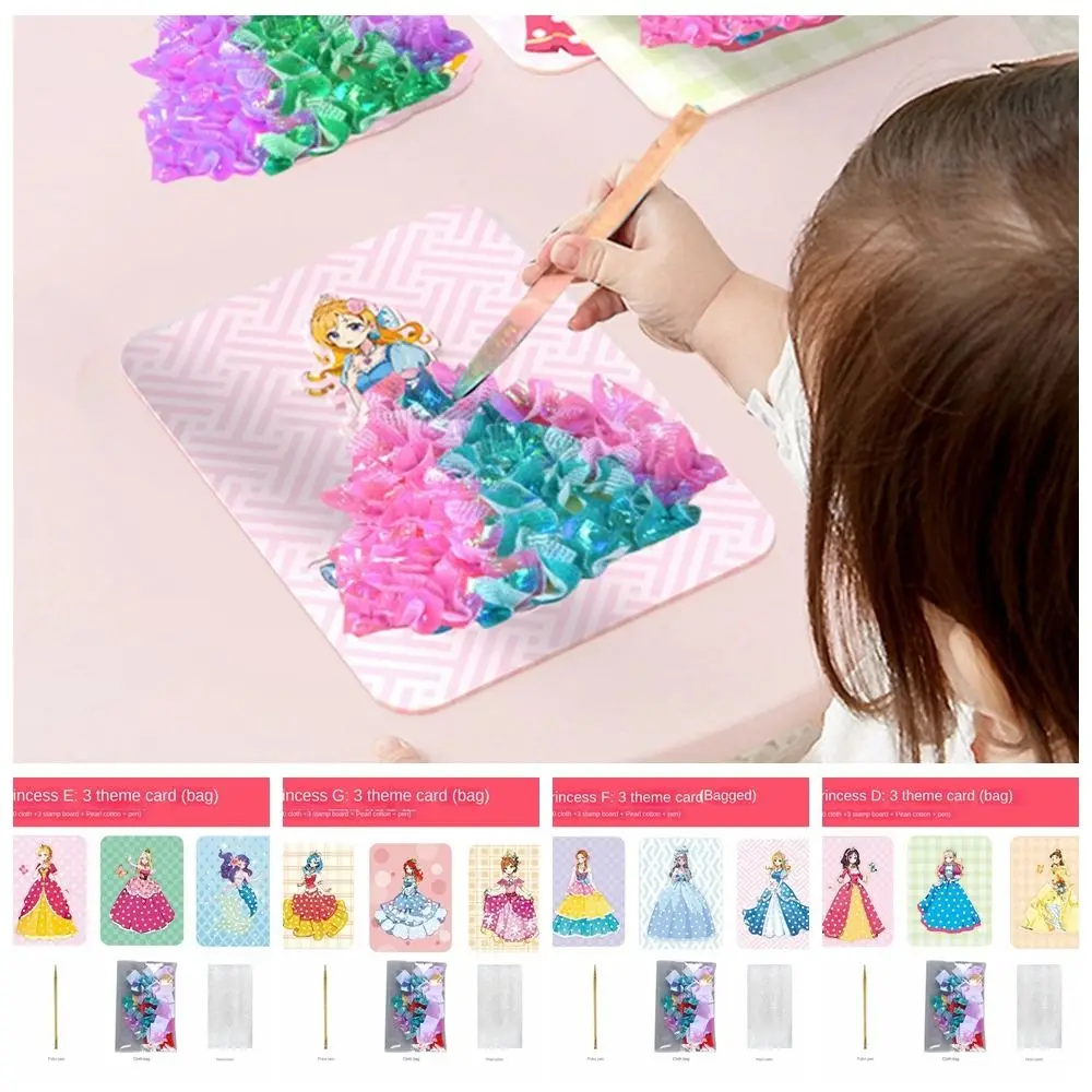 Cute Cloth Hand-Painted Dress-up Poking Pearl Cotton Paper Poke Painting Sticker Cartoon Princess Dress-up Game
Cute Cloth Hand-Painted Dress-up Poking Pearl Cotton Paper Poke Painting Sticker Cartoon Princess Dress-up Game