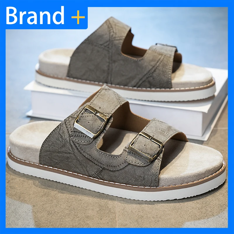 Men Sandals Hollowed Out Leather Breathable Odor Proof Exposed Toes Summer New Outdoor Non Slip Soft Soled Beach Shoes for Men
Men Sandals Hollowed Out Leather Breathable Odor Proof Exposed Toes Summer New Outdoor Non Slip Soft Soled Beach Shoes for Men