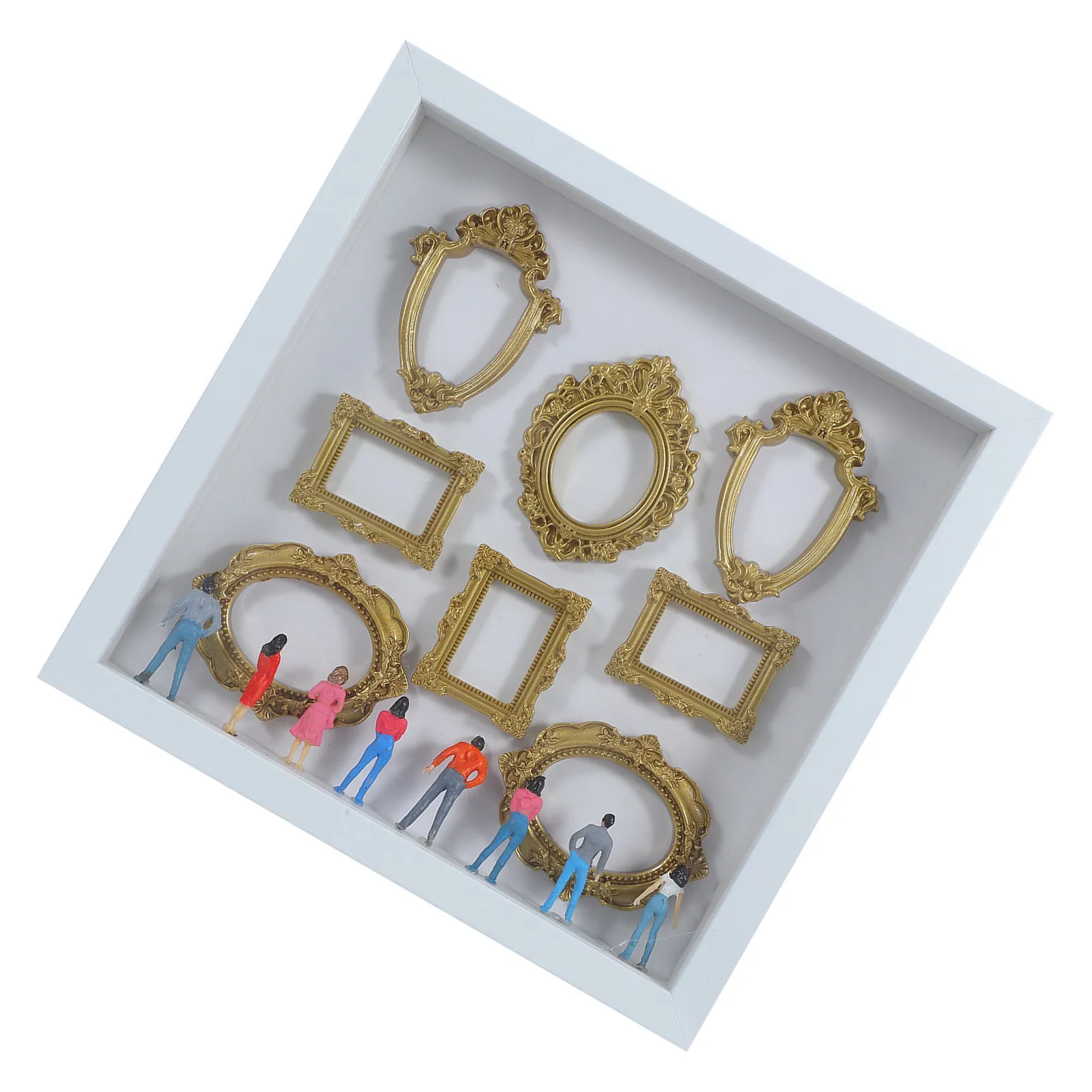 Silhouette Box DIY Mini Shadow Box Museum Display Kit Display Picture Frame Decorative Gold Wooden
Silhouette Box DIY Mini Shadow Box Museum Display Kit Display Picture Frame Decorative Gold Wooden