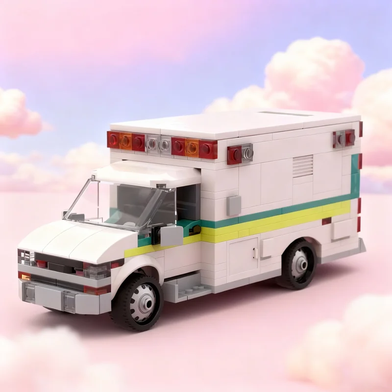 Набор строительных блоков MOC «Скорая помощь Chevrolet» (346 деталей) – модель городского транспорта, креативный подарок, декор для демонстрации, премиум-класс, для взрослых и детей, для сборки на столе
Набор строительных блоков MOC «Скорая помощь Chevrolet» (346 деталей) – модель городского транспорта, креативный подарок, декор для демонстрации, премиум-класс, для взрослых и детей, для сборки на столе