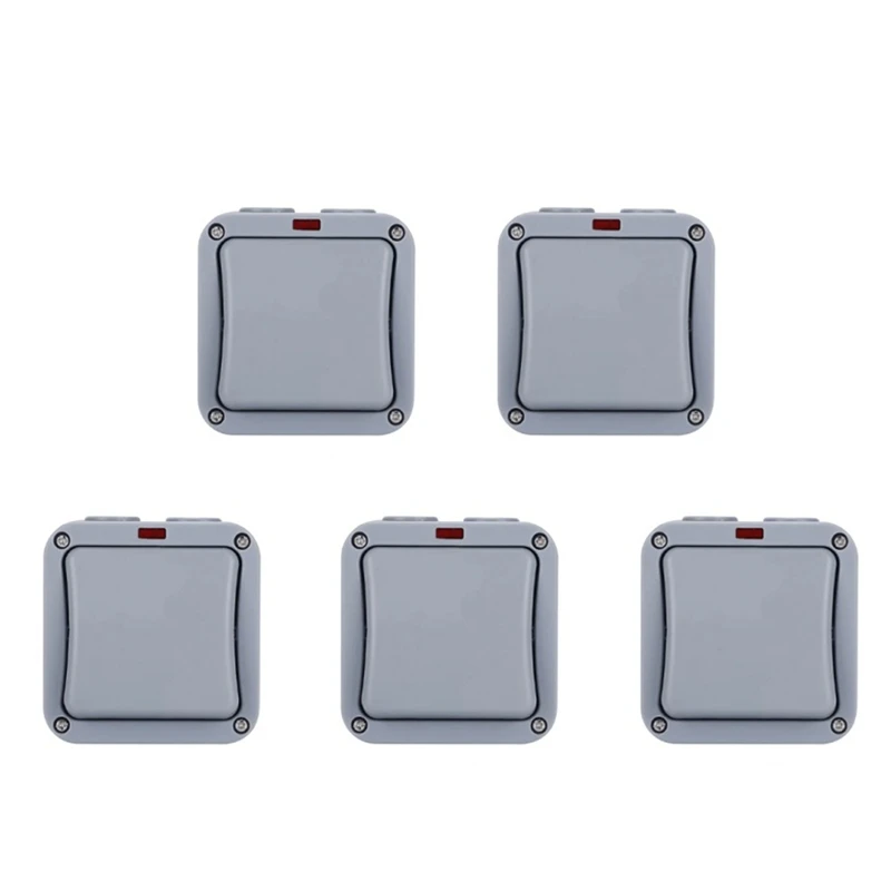 【Hot Cake】5X IP66 Wall Electrical Switch 220V Light Waterproof On Off Security Button With Fixation Night In The Pc Power(A)
【Hot Cake】5X IP66 Wall Electrical Switch 220V Light Waterproof On Off Security Button With Fixation Night In The Pc Power(A)