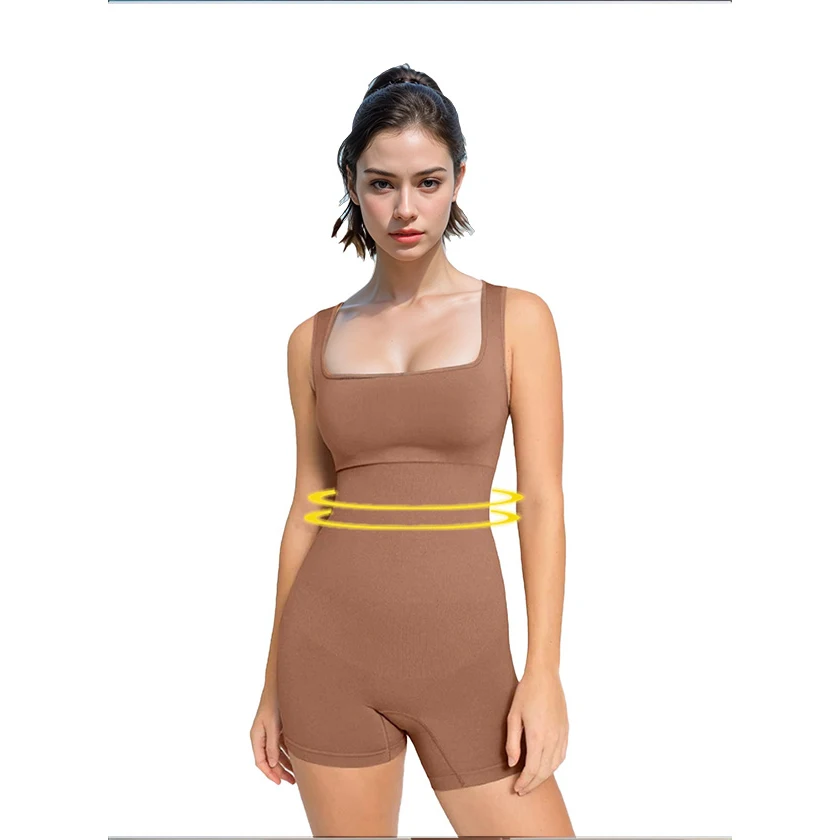 Shorts Bodysuit for Women Tummy Control Shapewear Seamless Sexy Butt Lifting Workout Bodycon One Piece Short COFFEE
Shorts Bodysuit for Women Tummy Control Shapewear Seamless Sexy Butt Lifting Workout Bodycon One Piece Short COFFEE
