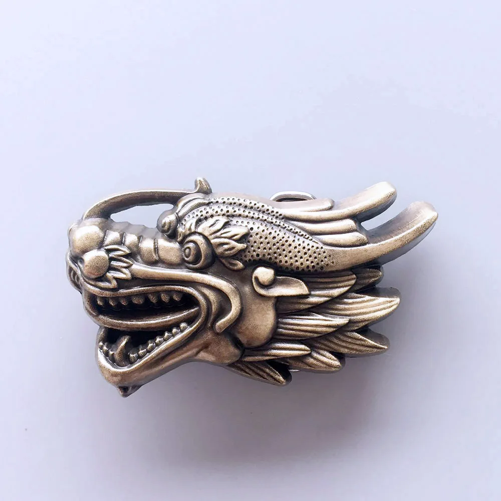 Vintage Bronze Plated Sculpt Dragon Head Belt Buckle BUCKLE-3D056AB
Vintage Bronze Plated Sculpt Dragon Head Belt Buckle BUCKLE-3D056AB