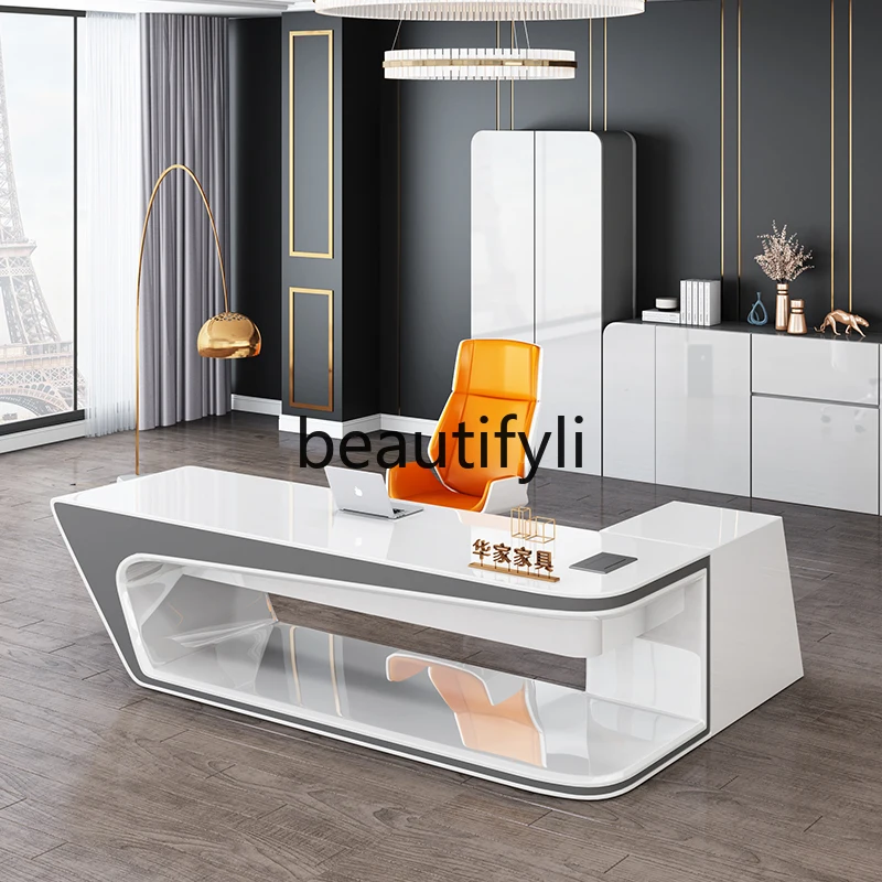 Boss Manager Atmospheric Office President's Table Simple Modern Painted Furniture Large Class Desk Boss Table
Boss Manager Atmospheric Office President's Table Simple Modern Painted Furniture Large Class Desk Boss Table