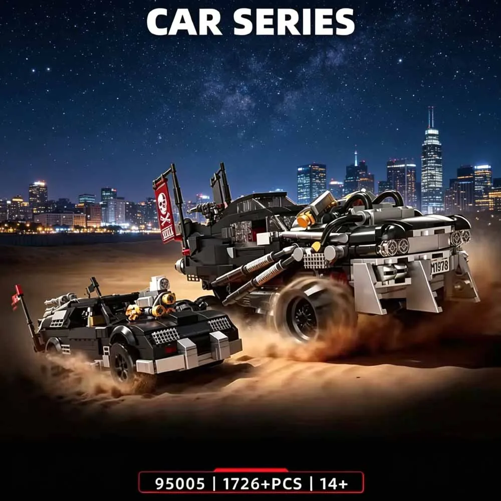 MOC 1726pcs Technical Mad Max Building Blocks Assembling Off-road vehicle Bricks Model DIY Sets Adults for Birthday Gift
MOC 1726pcs Technical Mad Max Building Blocks Assembling Off-road vehicle Bricks Model DIY Sets Adults for Birthday Gift