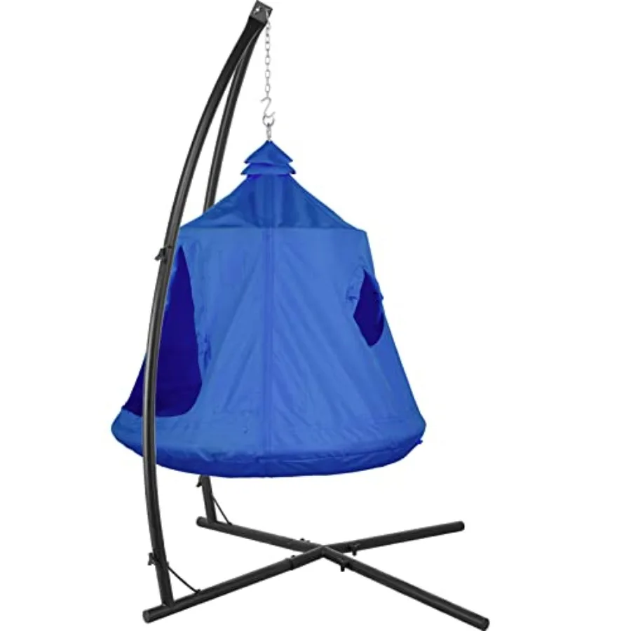 X-Shaped Hanging Tree Tent with Swing Chair Hammock Stand Canopy Steel Frame Indoor Outdoor Egg Basket Patio Seat Adjustable So
X-Shaped Hanging Tree Tent with Swing Chair Hammock Stand Canopy Steel Frame Indoor Outdoor Egg Basket Patio Seat Adjustable So