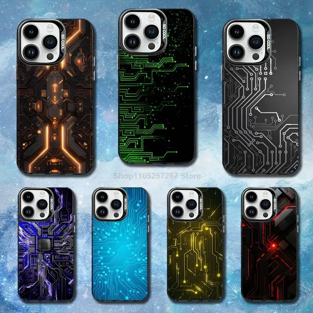 Electronic Art Circuit Cool For iPhone 14,17,13,12,11,16,15,SE,XS,MAX,Mini,Pro,Black Matte Silicone Cover Case
Electronic Art Circuit Cool For iPhone 14,17,13,12,11,16,15,SE,XS,MAX,Mini,Pro,Black Matte Silicone Cover Case