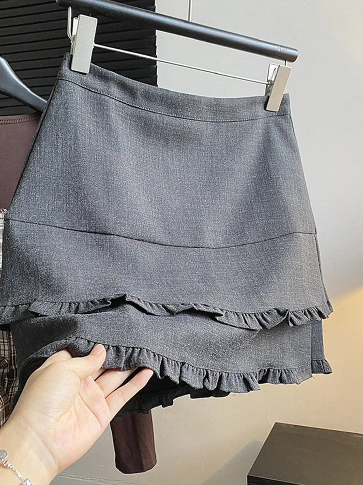 Korean Sle Double Layered A-Line Skirt Women's High Waist Slimming ort Skirt Spring 2026 Faion New Arrival
Korean Sle Double Layered A-Line Skirt Women's High Waist Slimming ort Skirt Spring 2026 Faion New Arrival