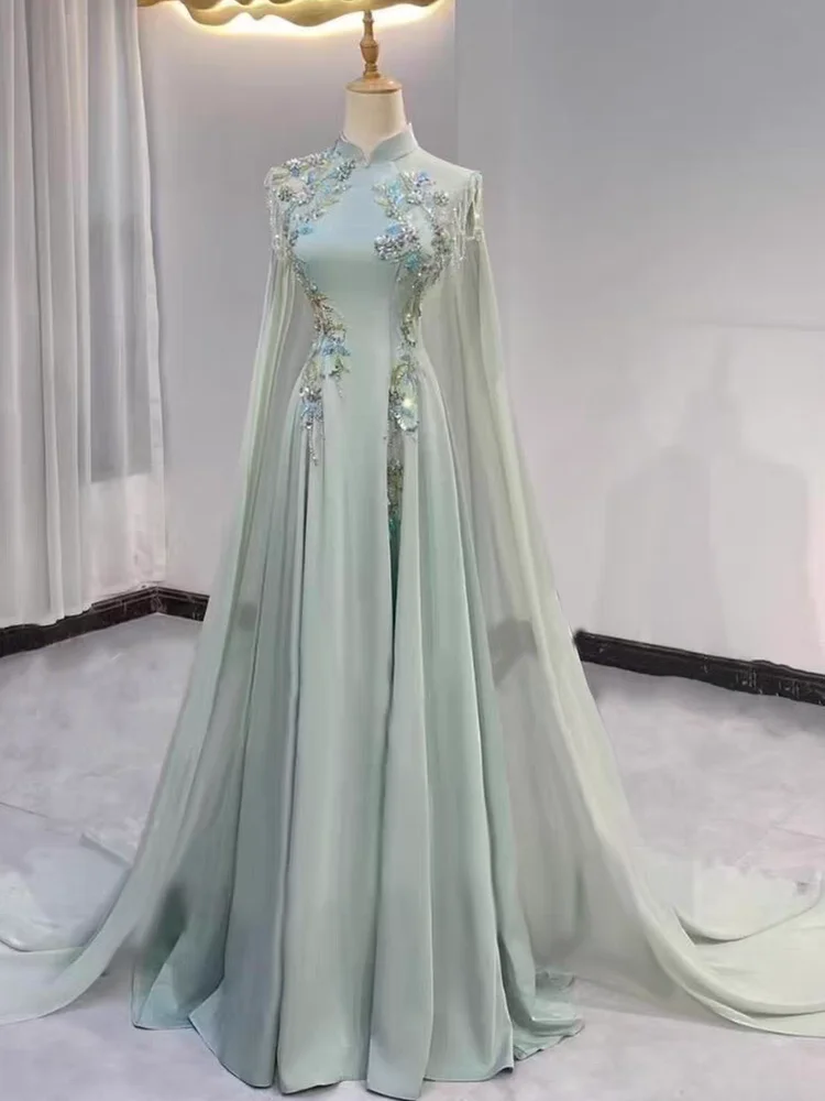 Новое китайское элегантное платье для выступлений, для дирижера, исполнителя гучжэна, ведущего, для новогодних и ежегодных церемоний
Новое китайское элегантное платье для выступлений, для дирижера, исполнителя гучжэна, ведущего, для новогодних и ежегодных церемоний