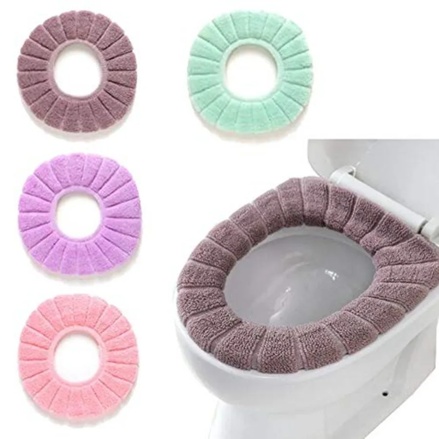 4 Pcs Soft Toilet Seat Cover Pad Thicker Washable Cloth Different Colors
4 Pcs Soft Toilet Seat Cover Pad Thicker Washable Cloth Different Colors