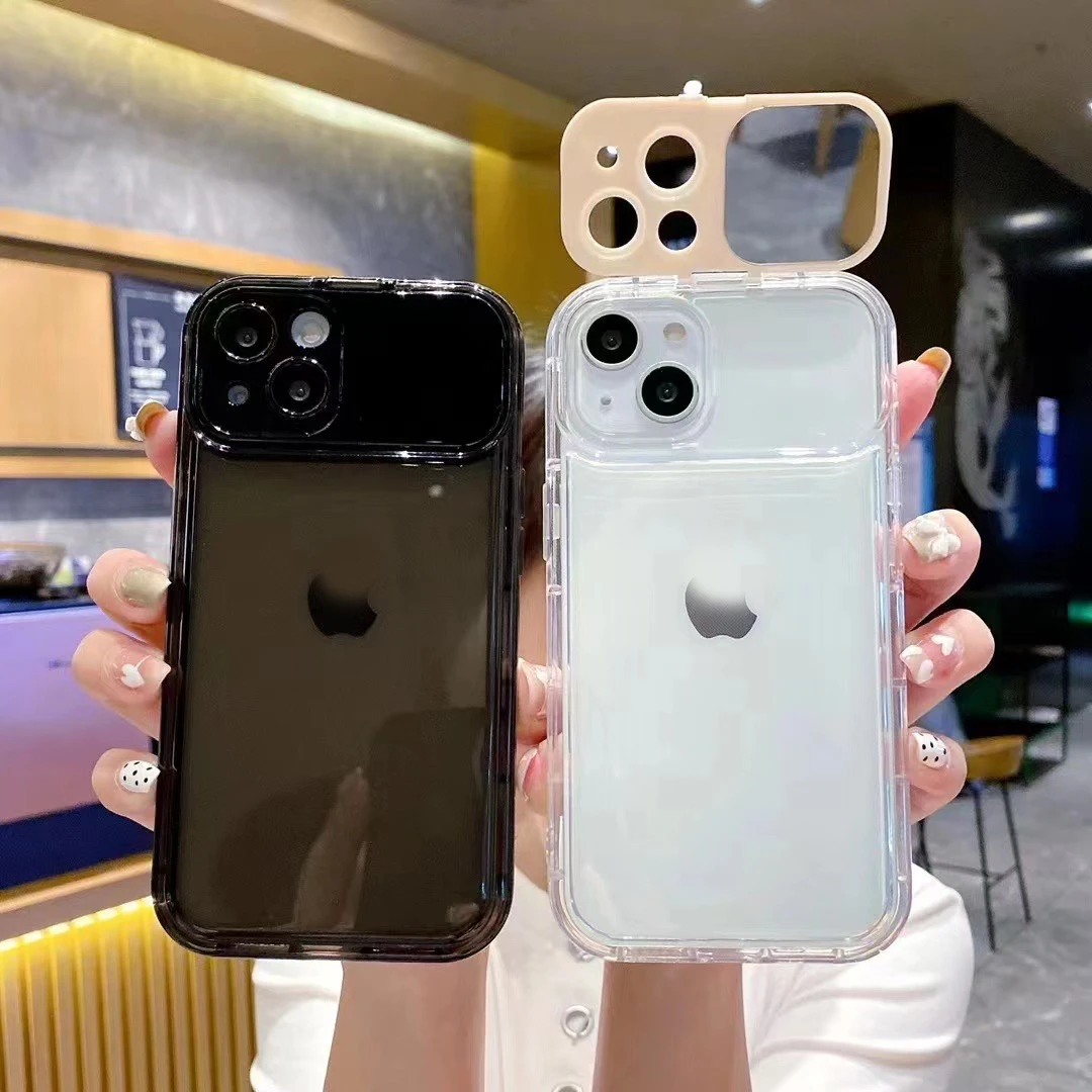 Clear TPU Phone Case For iPhone 14 13 12 11 Pro Max Makeup Mirror Air Cushion Silicone Shockproof Cover
Clear TPU Phone Case For iPhone 14 13 12 11 Pro Max Makeup Mirror Air Cushion Silicone Shockproof Cover