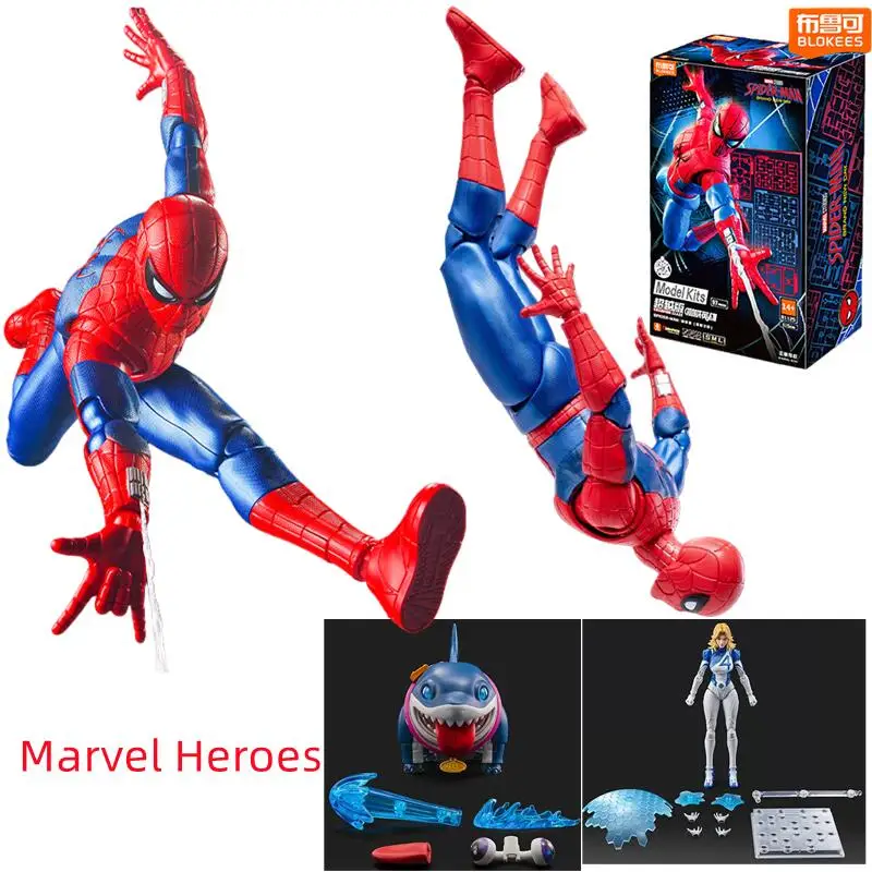 BLOKEES Marvel Heroes Champion Class Lite Spider-Man Brand New Day Multi-joint Movable Model Kit With Collectible Ornament Gift
BLOKEES Marvel Heroes Champion Class Lite Spider-Man Brand New Day Multi-joint Movable Model Kit With Collectible Ornament Gift