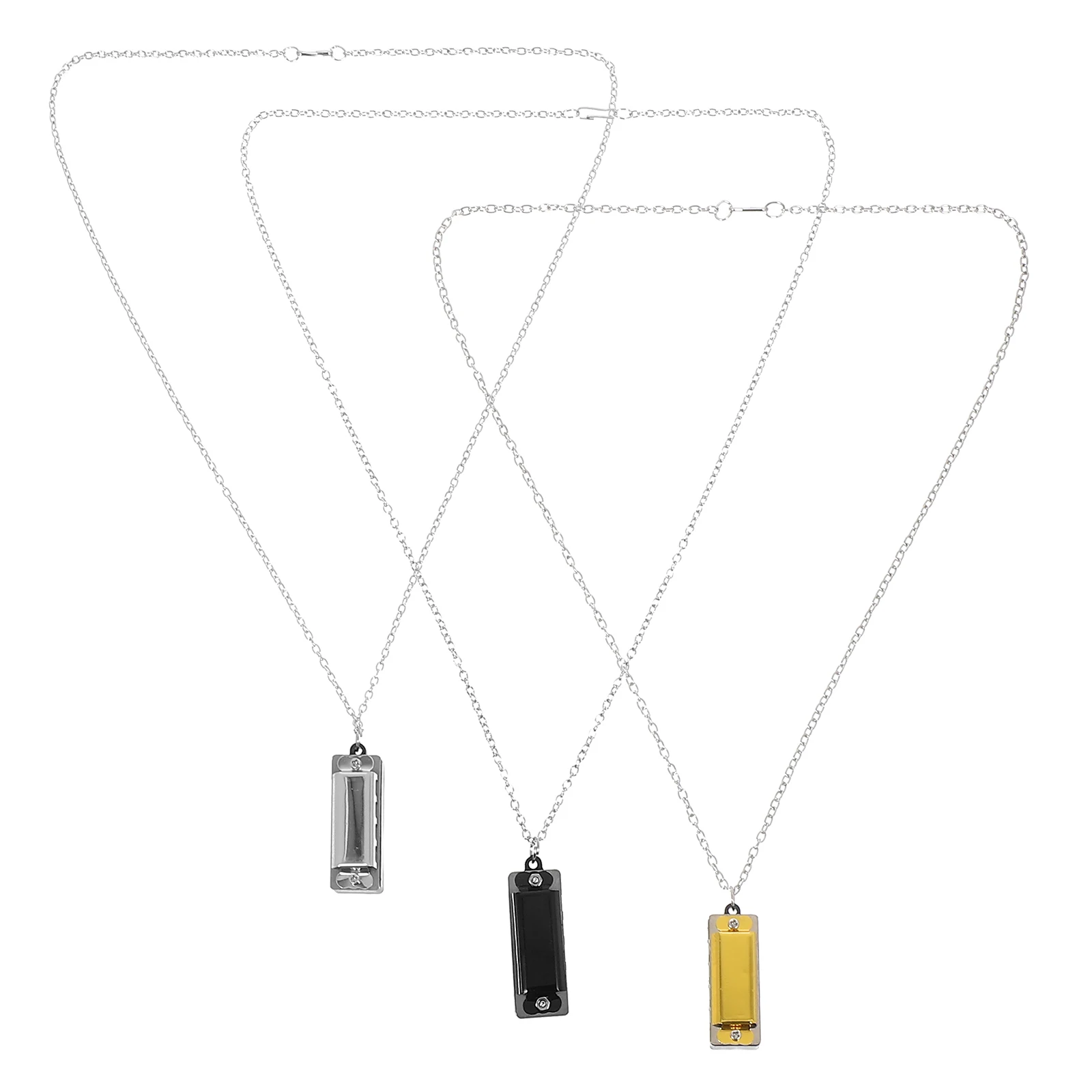 3pcs Mini Harmonica Necklace 4Holes 8Tones GoldSilverBlack Kids Instrument Pendant Toy Beginner Friendly Musical
3pcs Mini Harmonica Necklace 4Holes 8Tones GoldSilverBlack Kids Instrument Pendant Toy Beginner Friendly Musical