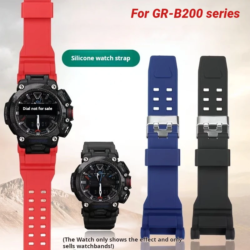 Sports silicone Men Bracelet For Casio grb200 G-shock GR-B200 Waterproof TPU resin Watch Strap GR-B2001B GR B200 notch Watchband
Sports silicone Men Bracelet For Casio grb200 G-shock GR-B200 Waterproof TPU resin Watch Strap GR-B2001B GR B200 notch Watchband