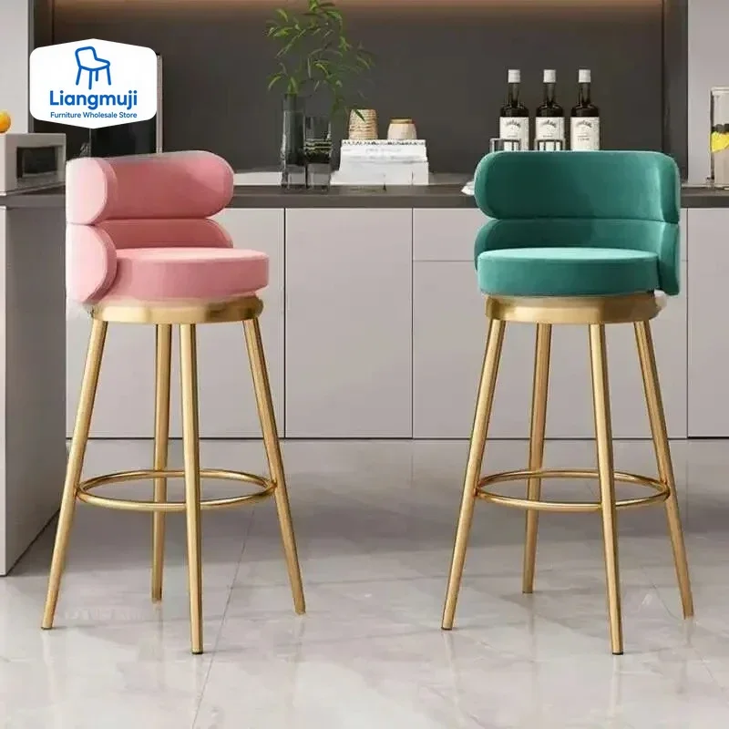 Домашний барный стул, табурет-ступенька, кухонная стойка, табуреты, спинка для парикмахерской, современные стулья для салона, легкий роскошный дизайн красоты, скандинавский стиль
Домашний барный стул, табурет-ступенька, кухонная стойка, табуреты, спинка для парикмахерской, современные стулья для салона, легкий роскошный дизайн красоты, скандинавский стиль