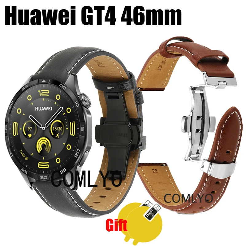 Ремешок 3 в 1 для Huawei watch GT 4 46 мм, браслет из натуральной кожи, Защитная пленка для экрана
Ремешок 3 в 1 для Huawei watch GT 4 46 мм, браслет из натуральной кожи, Защитная пленка для экрана