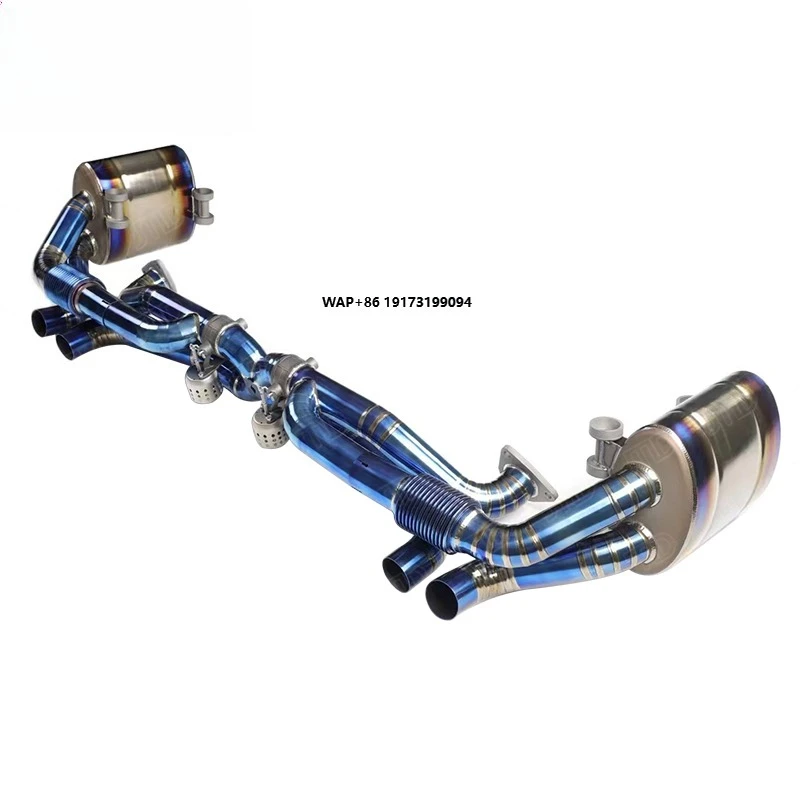 Titanium Alloy Valved Sport Catback Systems Muffler Exhaust Pipes for 911 991.1
Titanium Alloy Valved Sport Catback Systems Muffler Exhaust Pipes for 911 991.1