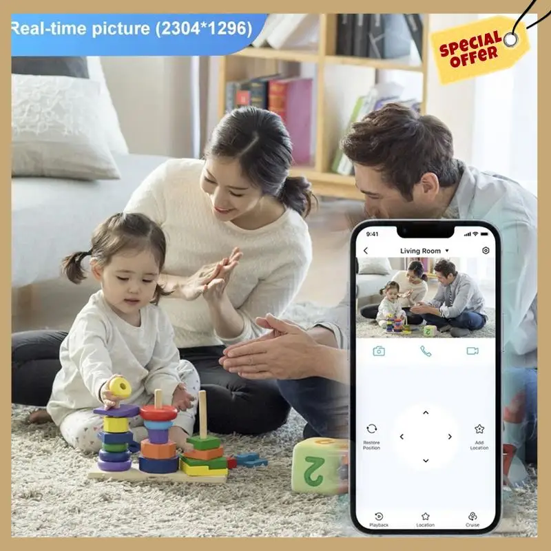 3MP With 2.8 Inch Display Screen Wifi Security Device Indoor Auto Tracking PTZ Cameras
3MP With 2.8 Inch Display Screen Wifi Security Device Indoor Auto Tracking PTZ Cameras