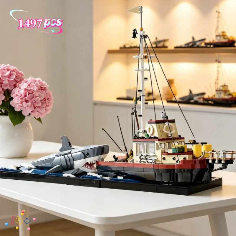 2026 new 1497pcs 21350 Diorama Boat Shark Pirate Ship Fishing Boat Building Block Puzzle Model Toys Birthday Christmas Gifts
2026 new 1497pcs 21350 Diorama Boat Shark Pirate Ship Fishing Boat Building Block Puzzle Model Toys Birthday Christmas Gifts