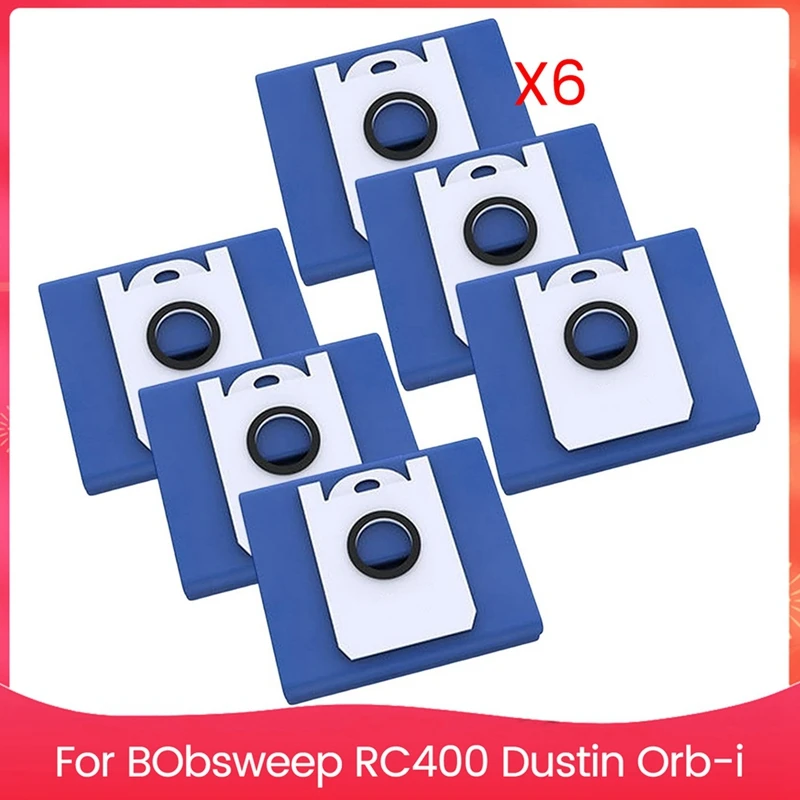 ABMR-6 упаковок, сменные мешки для пыли большой емкости для Bobsweep RC400 Dustin и мешков для робота-пылесоса Orb-I
ABMR-6 упаковок, сменные мешки для пыли большой емкости для Bobsweep RC400 Dustin и мешков для робота-пылесоса Orb-I