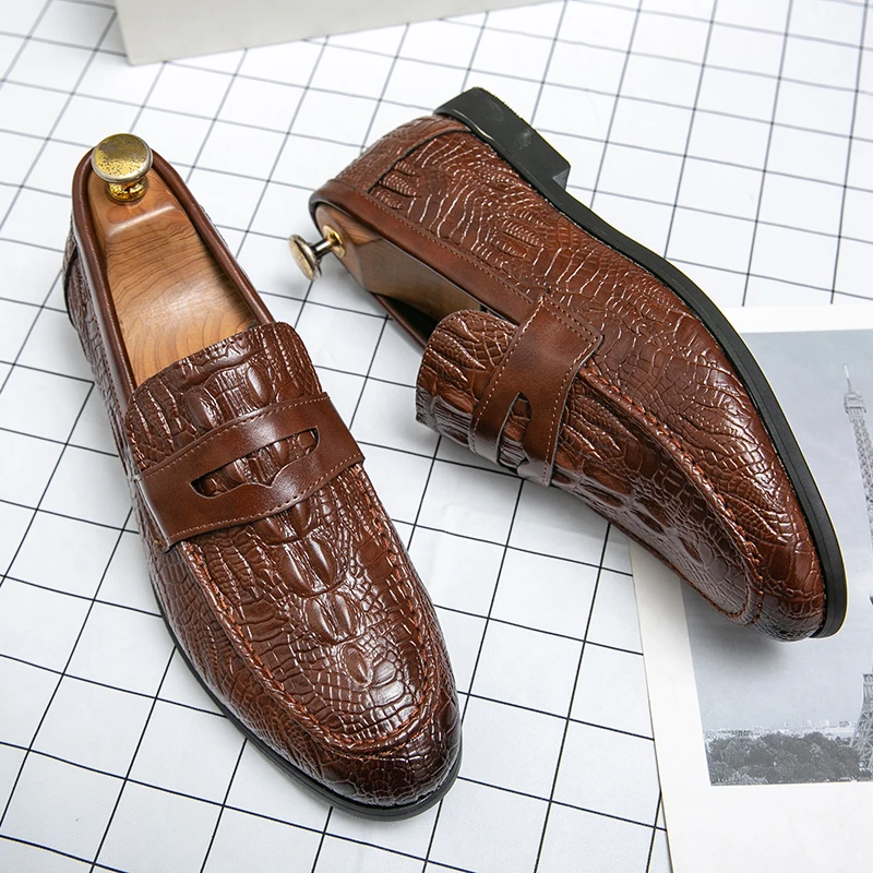 Brand Casual Leather Shoes for Men Fashion Footwear High Quality Flat Boat Shoes Soft Sole Luxury Slip-on Loafers Light Sneaker
Brand Casual Leather Shoes for Men Fashion Footwear High Quality Flat Boat Shoes Soft Sole Luxury Slip-on Loafers Light Sneaker