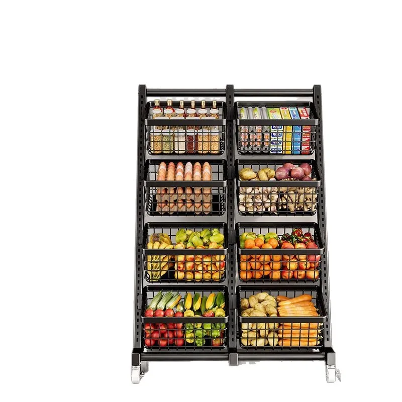 Kitchen storage rack Floor-to-ceiling multi-layer vegetable and fruit multi-functional vegetable basket Living room snack storag
Kitchen storage rack Floor-to-ceiling multi-layer vegetable and fruit multi-functional vegetable basket Living room snack storag