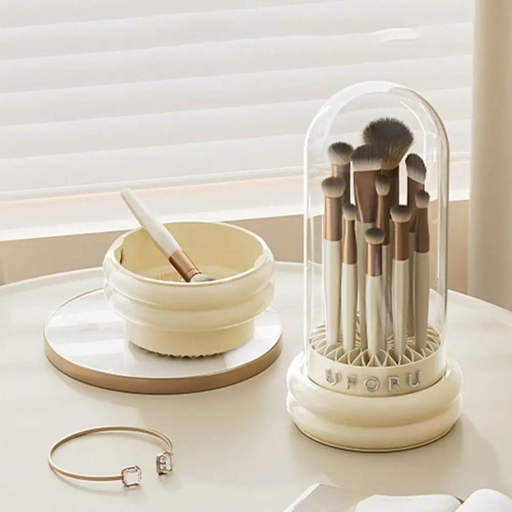 2-in-1 Makeup Brush Storage Bucket Large Capacity Detachable Makeup Brush Cleaner Bowl with Cover Transparent
2-in-1 Makeup Brush Storage Bucket Large Capacity Detachable Makeup Brush Cleaner Bowl with Cover Transparent