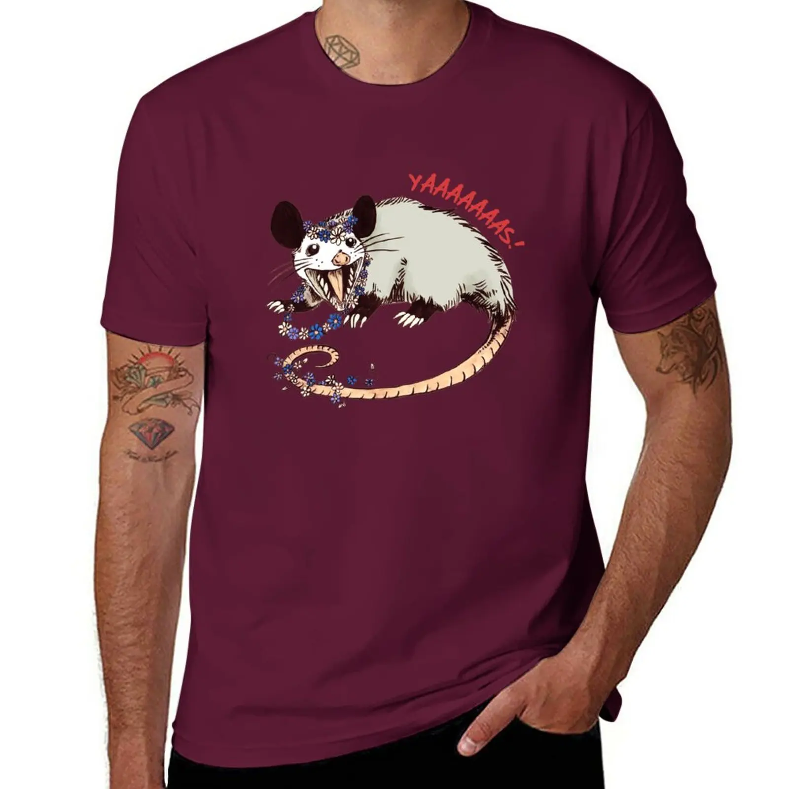 Daisy Chain Opossum Possum Yaaaas! T-Shirt t-shirts man tops tees mens graphic t-shirts pack
Daisy Chain Opossum Possum Yaaaas! T-Shirt t-shirts man tops tees mens graphic t-shirts pack
