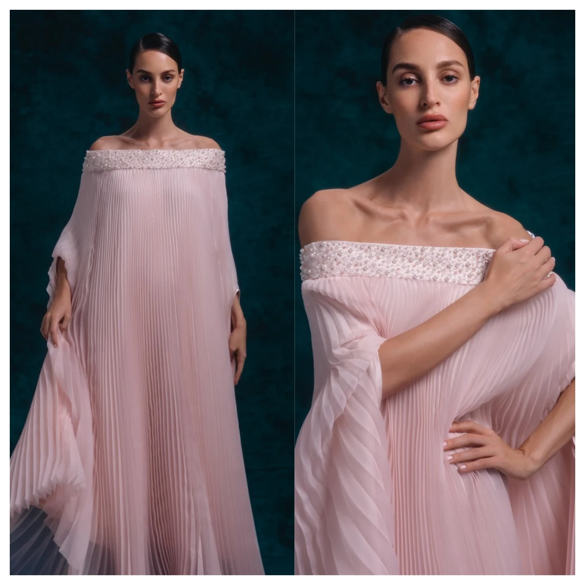 Customized Exquisite Pink Tulle Evening Dress Boat Neck Off the Shoulder Long Sleeves Pearls Homecoming Dress Vestido
Customized Exquisite Pink Tulle Evening Dress Boat Neck Off the Shoulder Long Sleeves Pearls Homecoming Dress Vestido