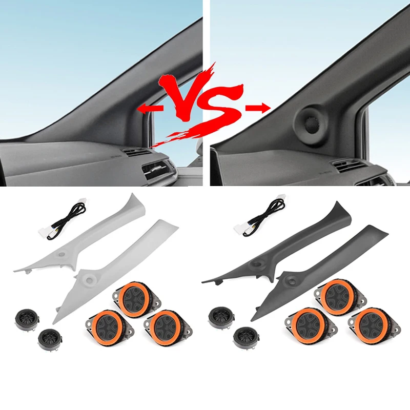 Car A-pillar mid-tweeter surround speaker audio modification upgrade midtweeter 3D surround speaker For Toyota SIENNA Granvia
Car A-pillar mid-tweeter surround speaker audio modification upgrade midtweeter 3D surround speaker For Toyota SIENNA Granvia