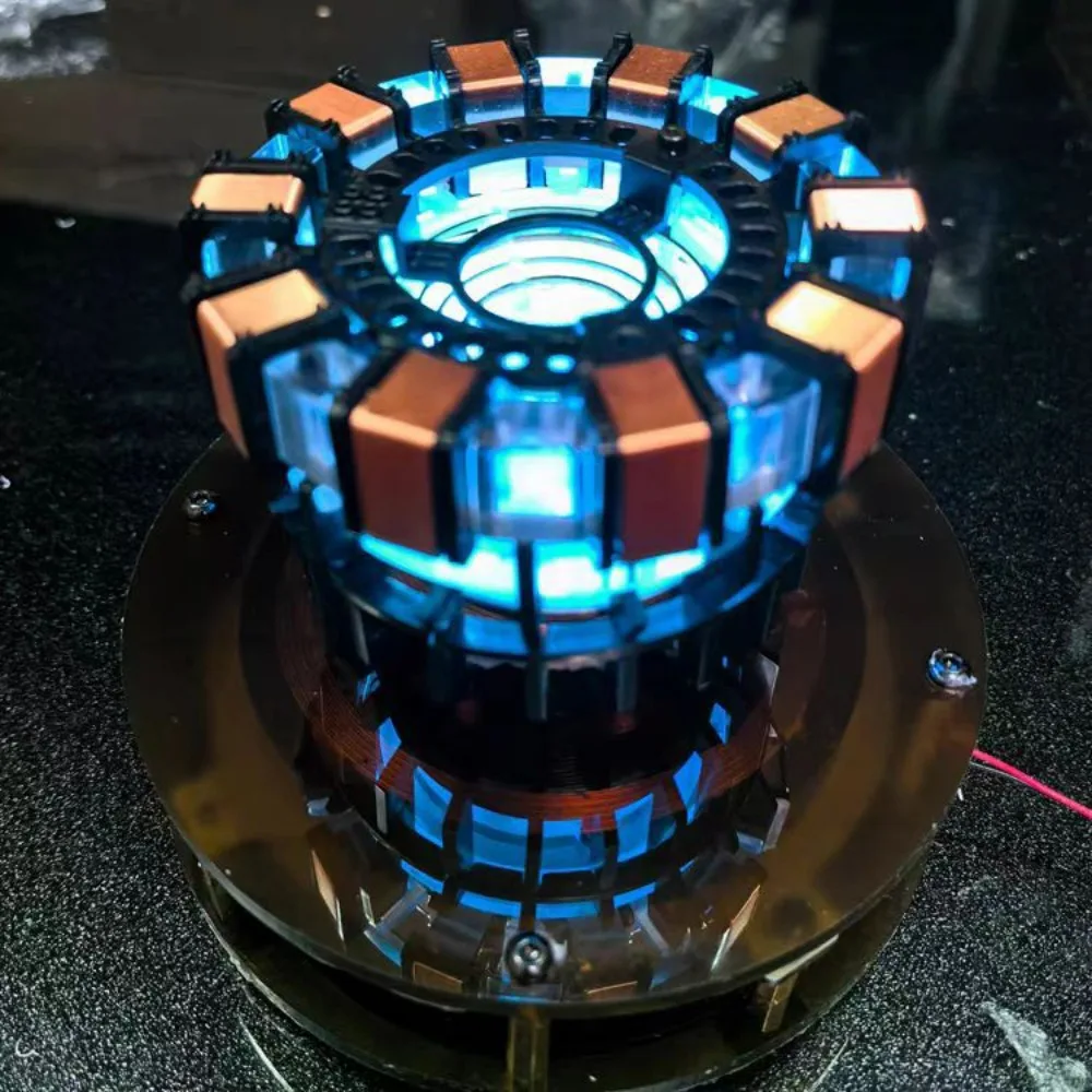 Arc Reactor MK1 MK2 Magnetic Levitation Iron Man Reactor 1:1 Scale Floating and Spinning LED Tech Decor,Desk Display Gift
Arc Reactor MK1 MK2 Magnetic Levitation Iron Man Reactor 1:1 Scale Floating and Spinning LED Tech Decor,Desk Display Gift