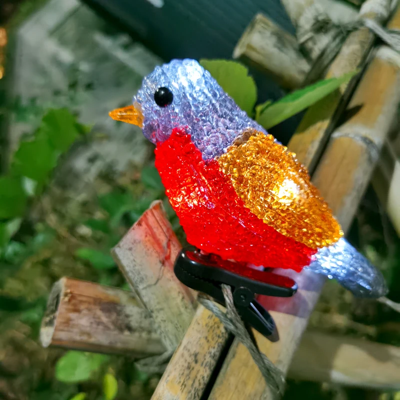 Acrylic Robin Lights LED Clip On Lights Christmas Decor Xmas Lights Garden Lights
Acrylic Robin Lights LED Clip On Lights Christmas Decor Xmas Lights Garden Lights