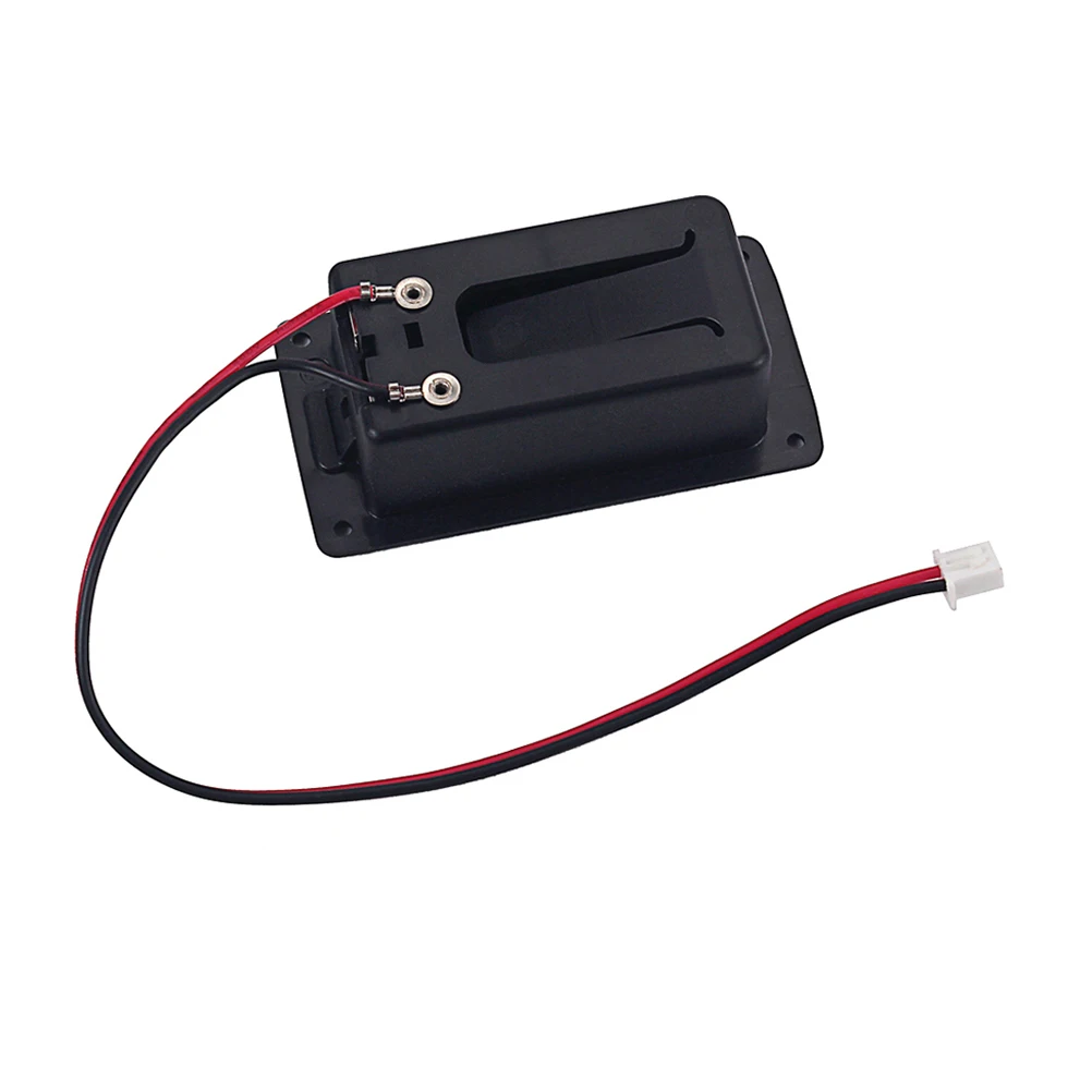Flat Mount 9V Box For Active Pickup Guitar Bass Durable Case With Metal Contacts Spring Black Eq11
Flat Mount 9V Box For Active Pickup Guitar Bass Durable Case With Metal Contacts Spring Black Eq11