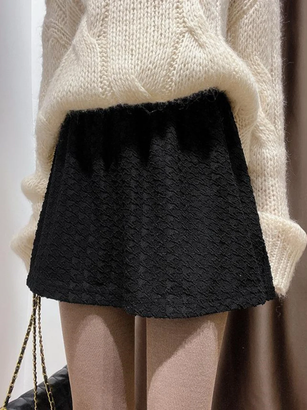 Юбка А-силуэта с высокой талией, больших размеров, в корейском стиле, с эффектом многослойности, имитирующая свитер, для осени и зимы
Юбка А-силуэта с высокой талией, больших размеров, в корейском стиле, с эффектом многослойности, имитирующая свитер, для осени и зимы