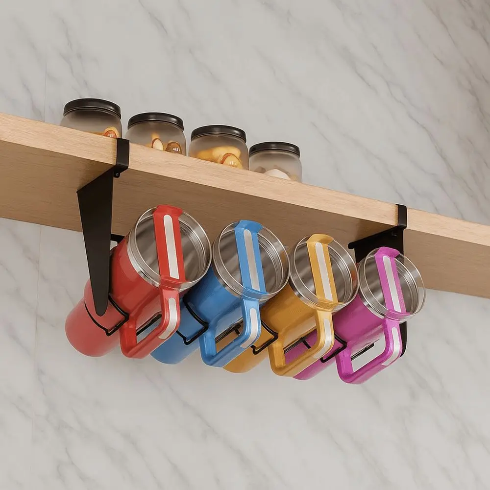 Carbon Steel Under Cabinet Water Bottle Organizer Wall Mounted Space Saving Water Bottle Hanging Holder Large Capacity
Carbon Steel Under Cabinet Water Bottle Organizer Wall Mounted Space Saving Water Bottle Hanging Holder Large Capacity