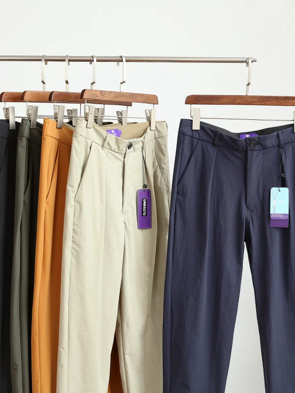 Qui Dry Lightweight Summer Casual Pants Men Loose Wide Leg Nine Points Trousers Non Iron Breathable Comfortable Straight Leg
Qui Dry Lightweight Summer Casual Pants Men Loose Wide Leg Nine Points Trousers Non Iron Breathable Comfortable Straight Leg