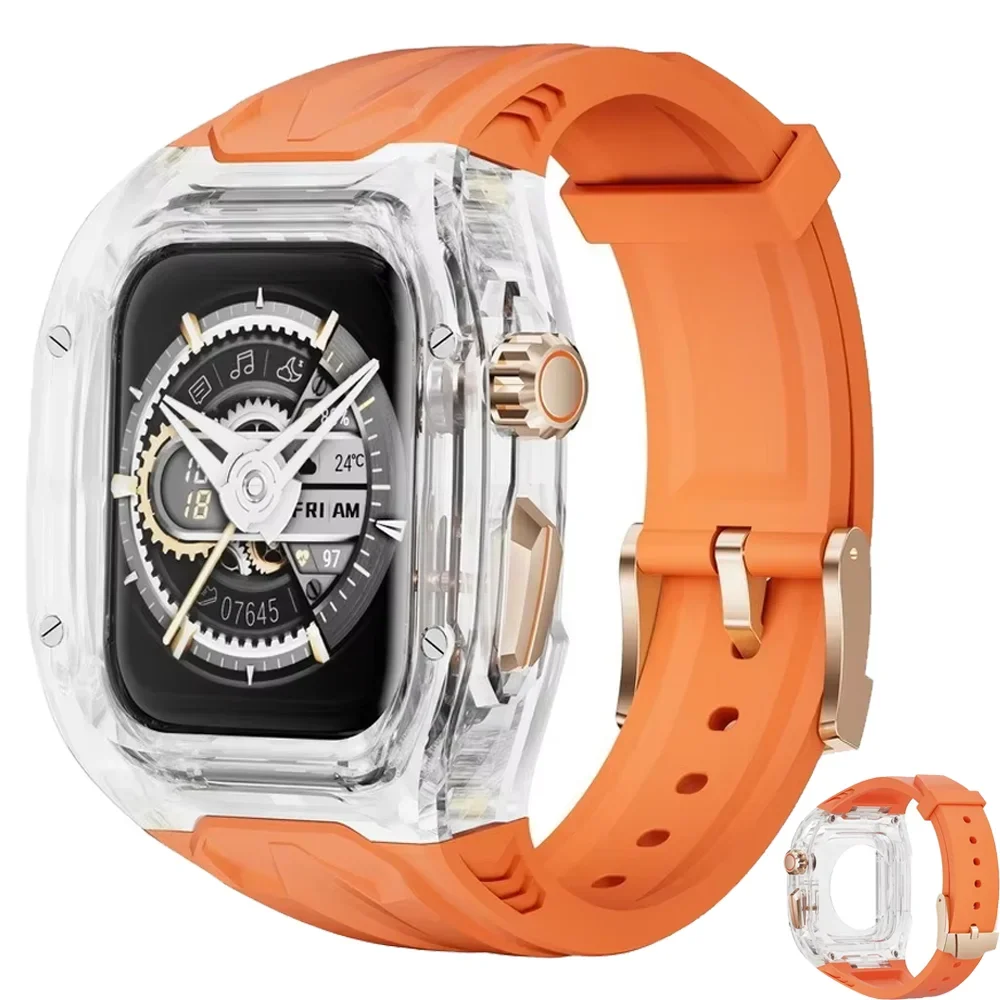 Чехол + ремешок для Apple Watch Ultra 2/1 49 мм 10 46 мм Защитный корпус iWatch 9 8 7 6 5 4 SE 44 мм 45 мм 40 мм 41 мм Силиконовый ремень Correa
Чехол + ремешок для Apple Watch Ultra 2/1 49 мм 10 46 мм Защитный корпус iWatch 9 8 7 6 5 4 SE 44 мм 45 мм 40 мм 41 мм Силиконовый ремень Correa