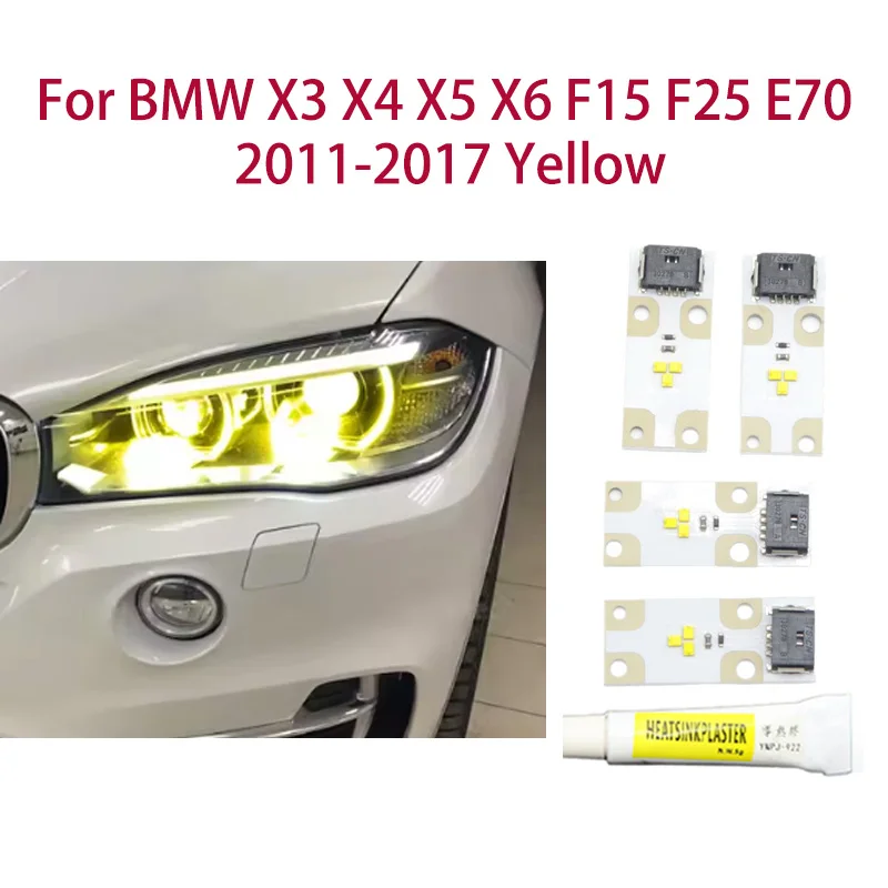 1 pair Lemon Yellow Car Hernia DRL Chip Angel Eyes light modification headlights Ballast chip For BMW X5 X6 F15 LOW 2014-2018
1 pair Lemon Yellow Car Hernia DRL Chip Angel Eyes light modification headlights Ballast chip For BMW X5 X6 F15 LOW 2014-2018