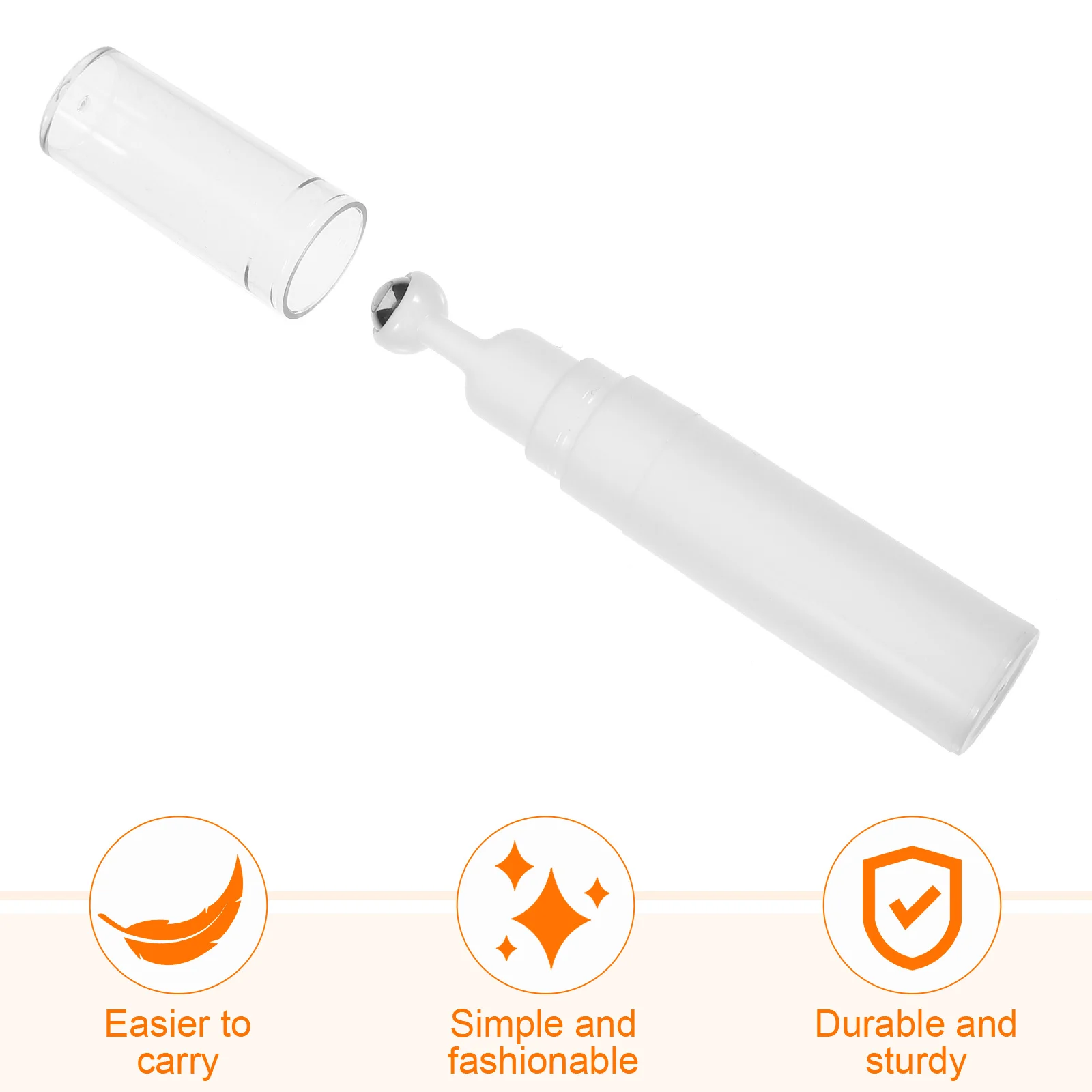 10Ml Essential Oil Roller Bottle Refillable Eye Cream Applicator Tool Portable Leakproof Travel Bottle for Cosmetics Lightweight
10Ml Essential Oil Roller Bottle Refillable Eye Cream Applicator Tool Portable Leakproof Travel Bottle for Cosmetics Lightweight