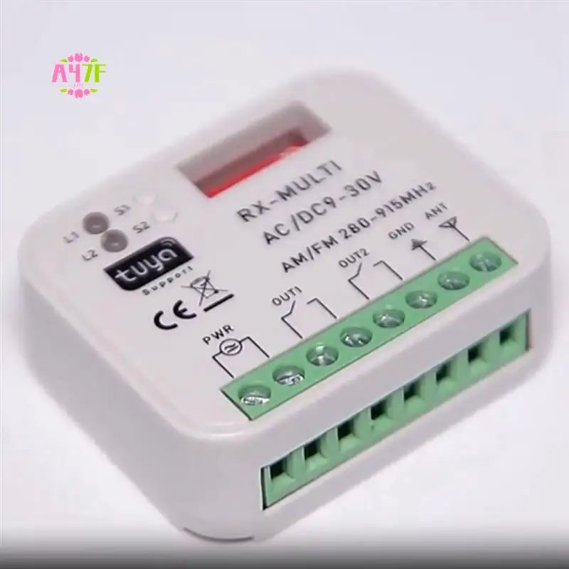 A47F-Smart Wifi Universal Multi-Frequency Receiver Switch Remote Relay Tuya Garage Door Home Automation Tuya WIFI
A47F-Smart Wifi Universal Multi-Frequency Receiver Switch Remote Relay Tuya Garage Door Home Automation Tuya WIFI
