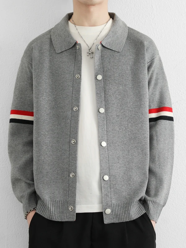 Мужской вязаный кардиган премиум-класса с открытым передом, весенне-осенний, в стиле колор-блок, повседневный, модный, из мягкой полиэстеровой смеси, с длинными рукавами
Мужской вязаный кардиган премиум-класса с открытым передом, весенне-осенний, в стиле колор-блок, повседневный, модный, из мягкой полиэстеровой смеси, с длинными рукавами