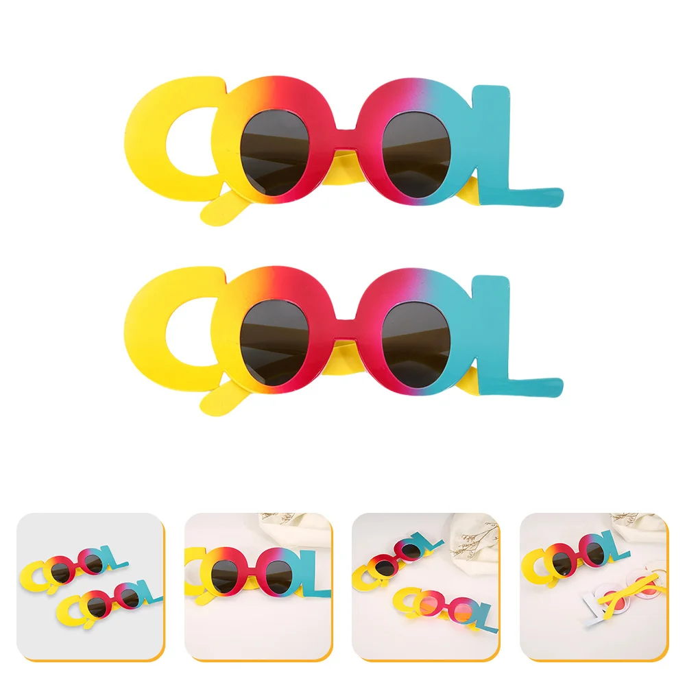 2Pcs Colorful Sunglasses Cool Letter Style Lightweight Photography Eyewear Beach Party Glasses Photo Taking Fun Accessories
2Pcs Colorful Sunglasses Cool Letter Style Lightweight Photography Eyewear Beach Party Glasses Photo Taking Fun Accessories