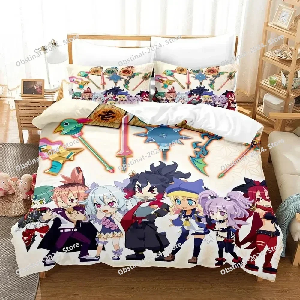 2025 3D Anime Disgaea Bedding Set Printed single Comforter Quilt Bed Cover Duvet Cover Pillow Case 3 Pieces Sets Kids Adult Size
2025 3D Anime Disgaea Bedding Set Printed single Comforter Quilt Bed Cover Duvet Cover Pillow Case 3 Pieces Sets Kids Adult Size