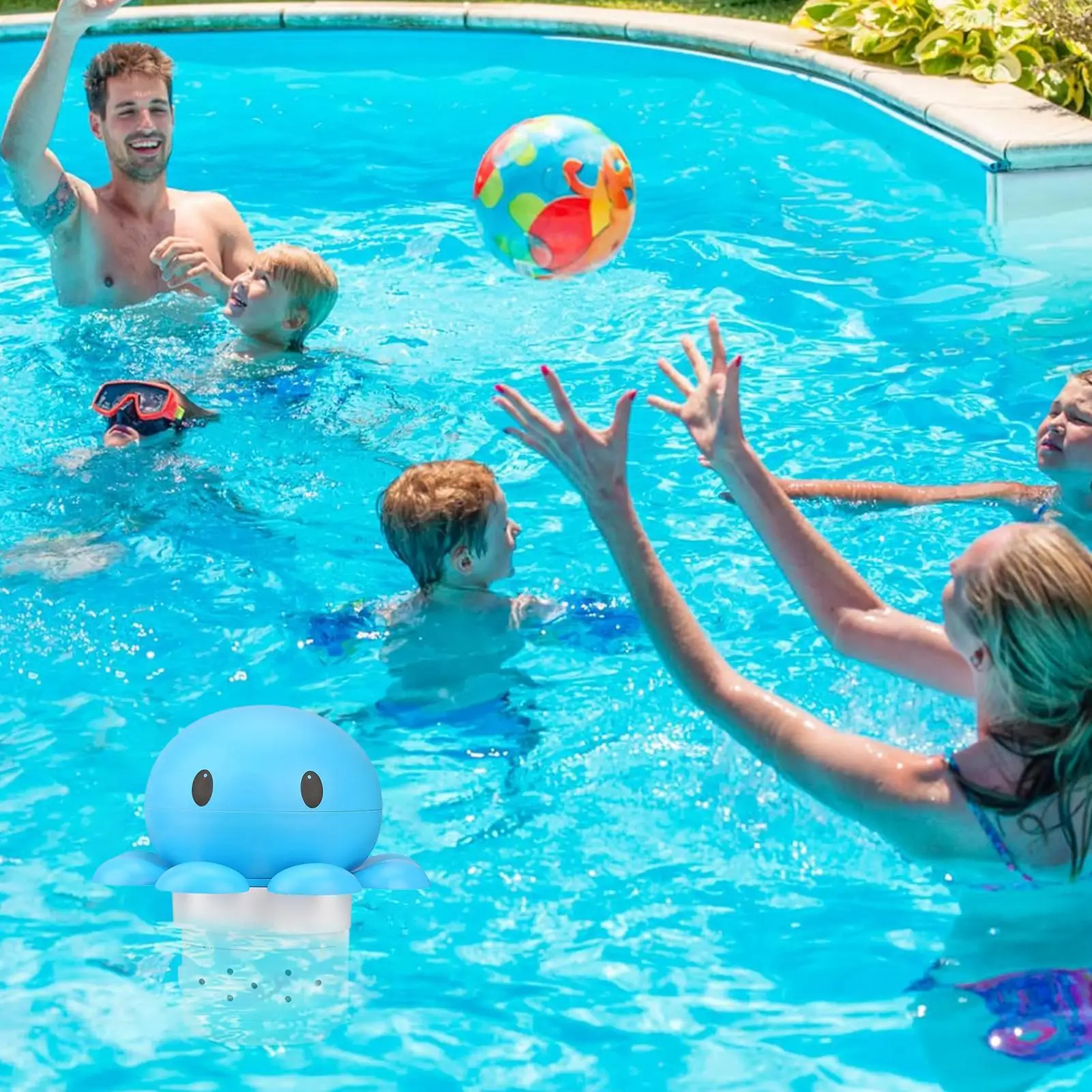 Chlorinator Large Capacity Floating Chlorine Dispenser Chlorinator For 1 And 3 Inch Tablets Pool Toy For Indoor & Outdoor pool
Chlorinator Large Capacity Floating Chlorine Dispenser Chlorinator For 1 And 3 Inch Tablets Pool Toy For Indoor & Outdoor pool