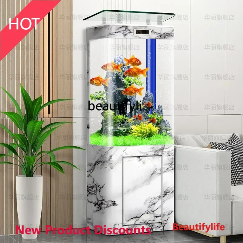AA46 AABottom filter new living room small integrated smart aquarium ecological vertical goldfish tank
AA46 AABottom filter new living room small integrated smart aquarium ecological vertical goldfish tank