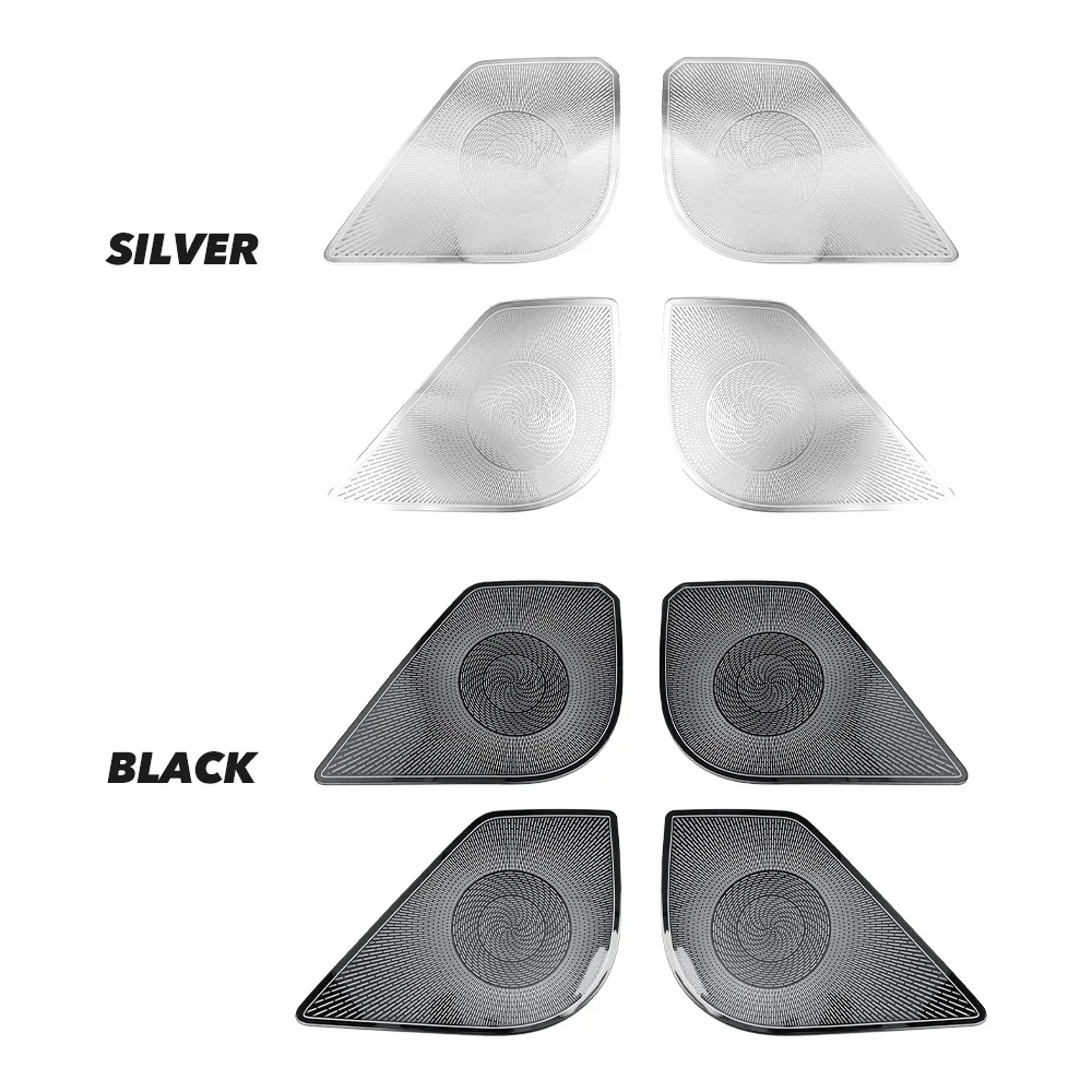 For Kia K4 2024-2026 LHD RHD 4Pcs Stainless Steel Car Door Speaker Cover Trim Black Silver Interior Decor Protective Accessories
For Kia K4 2024-2026 LHD RHD 4Pcs Stainless Steel Car Door Speaker Cover Trim Black Silver Interior Decor Protective Accessories