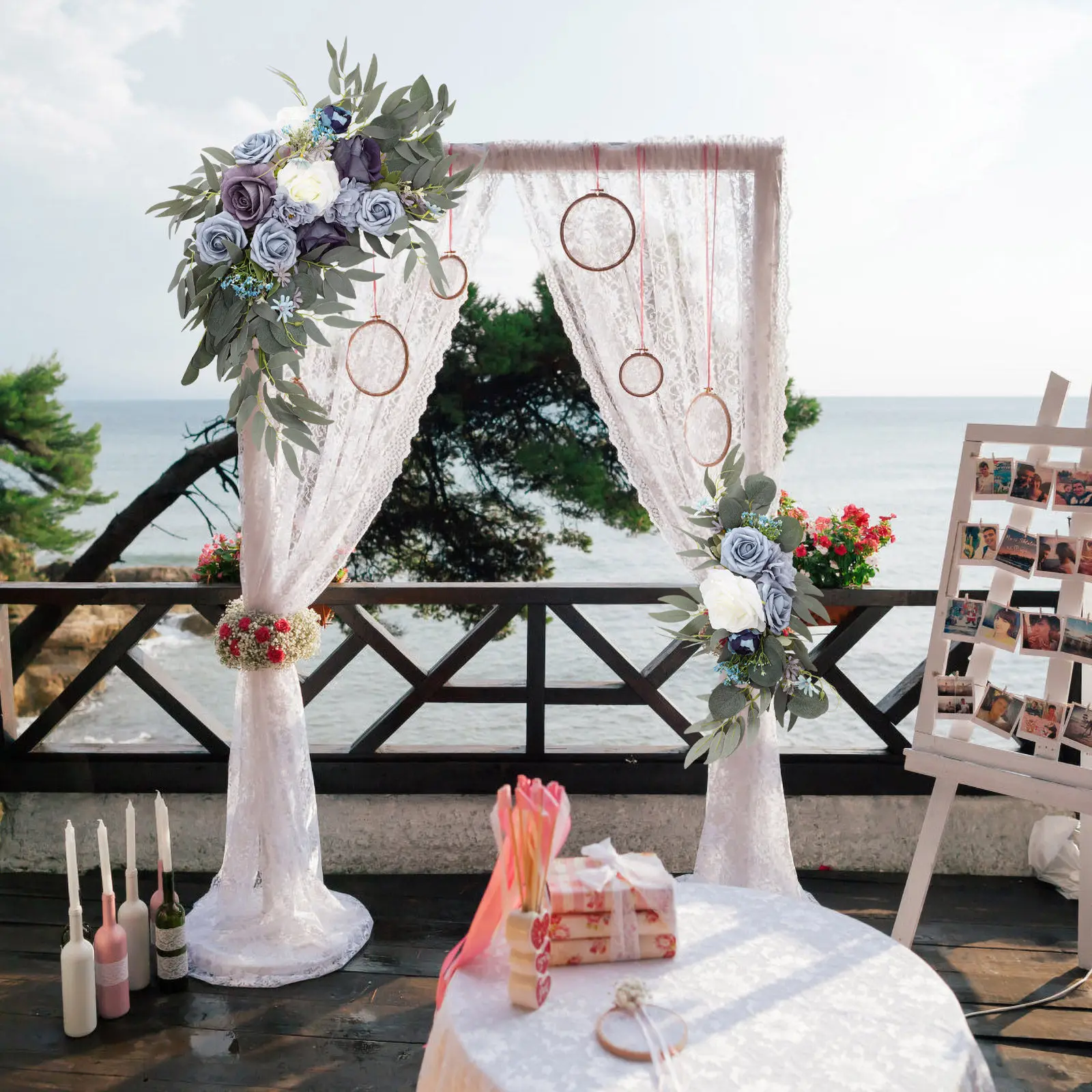 2Pcs Wedding Artificial Flower Ornament Rose Arch Decoration Romantic Simulated Flower Decors Fake Roses for DIY Party Supplies
2Pcs Wedding Artificial Flower Ornament Rose Arch Decoration Romantic Simulated Flower Decors Fake Roses for DIY Party Supplies