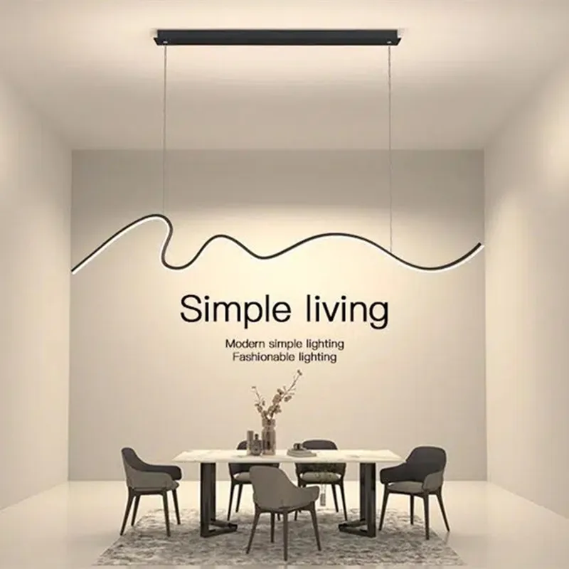 Modern Minimalist Led Pendant Lights Dimmable Black for Table Dining Room Kitchen Office Hanging Lamp Fixture Home Decor Design
Modern Minimalist Led Pendant Lights Dimmable Black for Table Dining Room Kitchen Office Hanging Lamp Fixture Home Decor Design