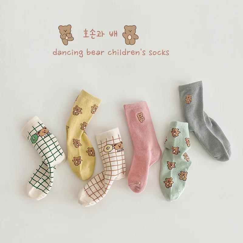 1-8Year Children Socks 6Pairs/Lot Autumn Winter Cartoon Plaid Cartoon Baby Boy Girls Cotton Sposts Socks Kids Socks
1-8Year Children Socks 6Pairs/Lot Autumn Winter Cartoon Plaid Cartoon Baby Boy Girls Cotton Sposts Socks Kids Socks