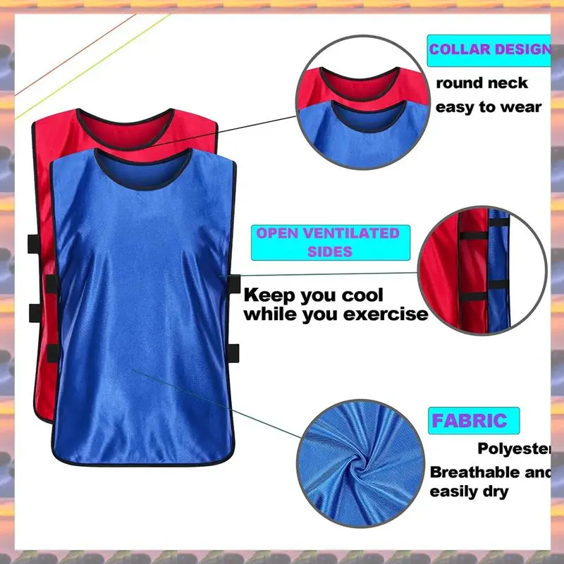 ABML 12 Piece Soccer Practice Jerseys Training Vest For Adults For Indoor Outdoor Playground XL
ABML 12 Piece Soccer Practice Jerseys Training Vest For Adults For Indoor Outdoor Playground XL